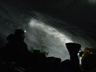 Женя Бруско размышляет о Дне Защитника отечества, сидя в пещере